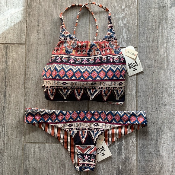 🔥🔥BILLABONG - TRIBAL HIGH NECK BIKINI SET🔥🔥 - Picture 4 of 7